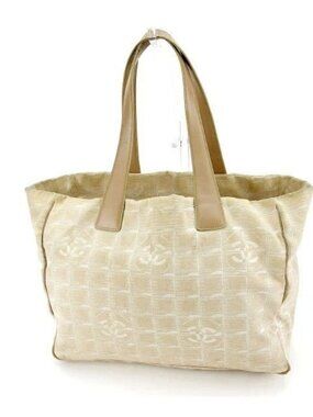 CHANEL Tote Bag beige Women A15991 Authentic secondhand